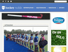 Tablet Screenshot of hockeymobile.com.ar